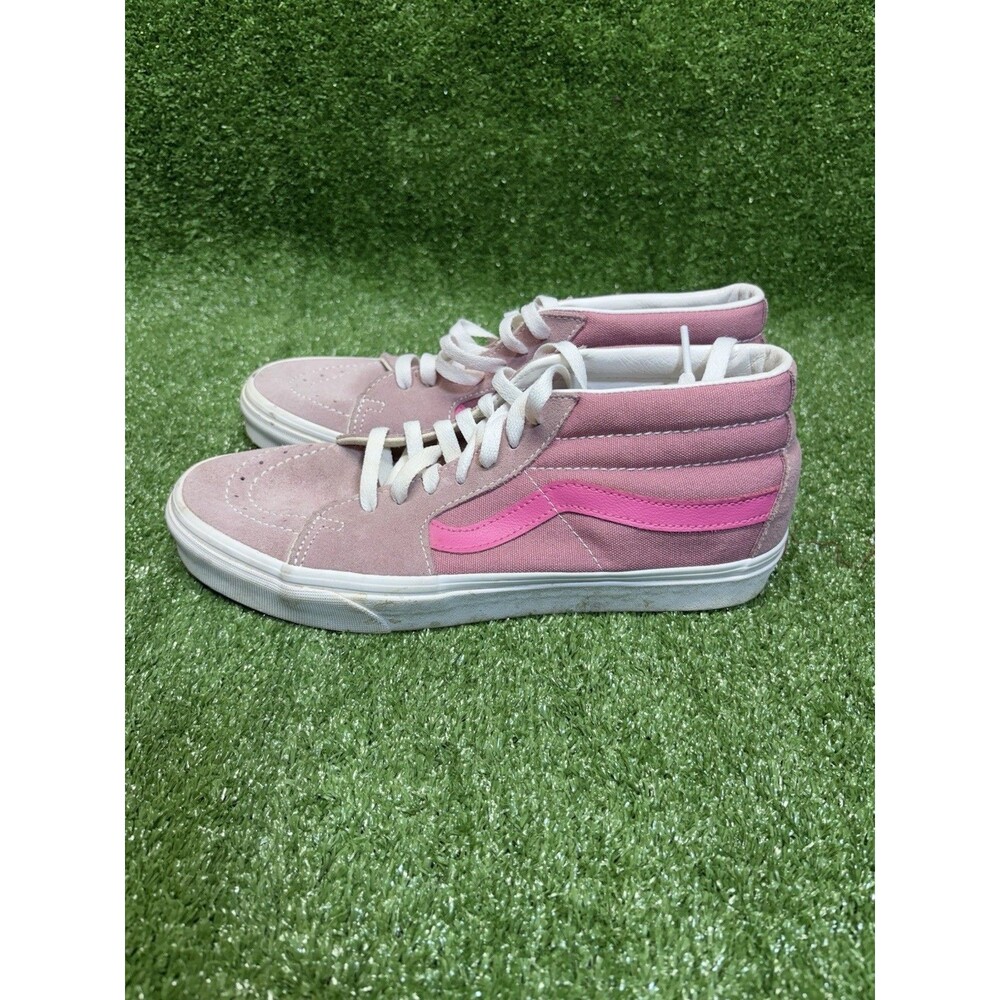 Unisex Vans Sk8-Mid Nostalgia Rose Size Men's 9.5 Women's 11 Pink Skate Shoes